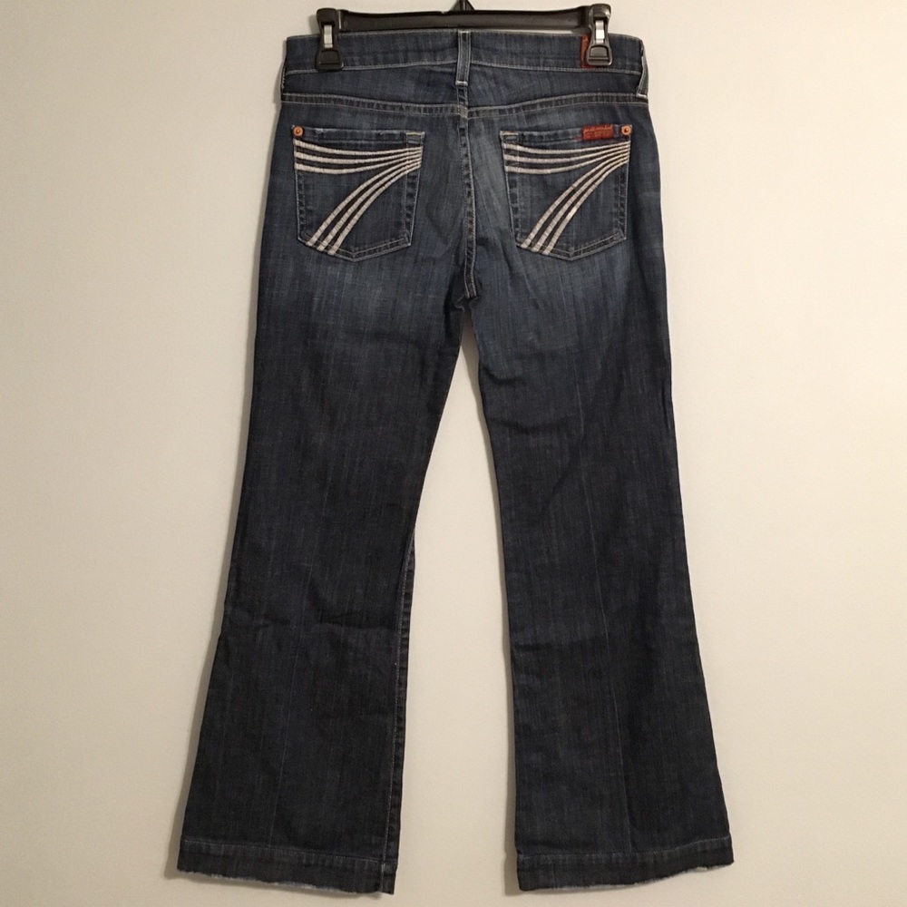 7 For All Mankind White Stitch Dojos